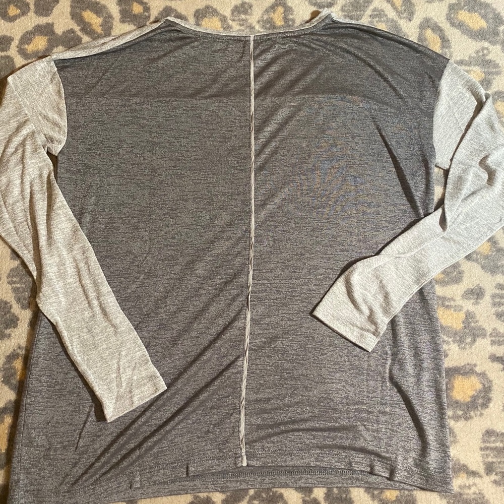Vince Metallic Color Block Tee - Like New - image 6